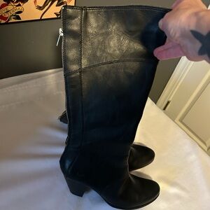 Black Leather b.o.c Knee-High Boots Like New
